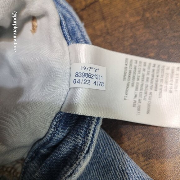 American Eagle Curvy Mom Jeans 4 R High Rise Stretch Medium Light Wash Denim - Picture 7 of 13